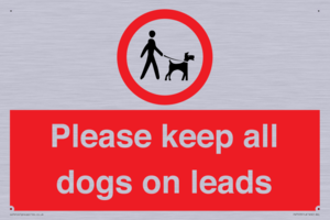 Please keep all dogs on leads